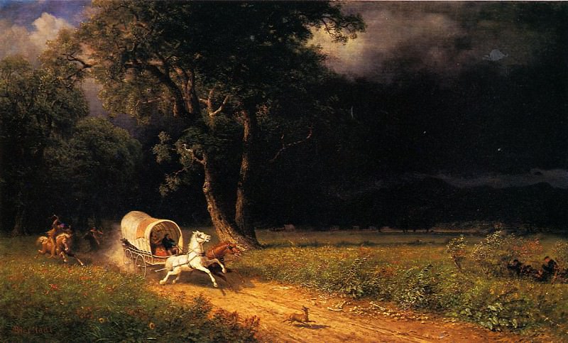 The Ambush. Albert Bierstadt