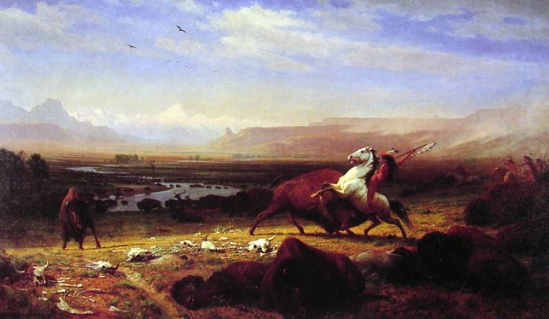 The Last of the Buffalo. Albert REDIRECT: Bierstadt