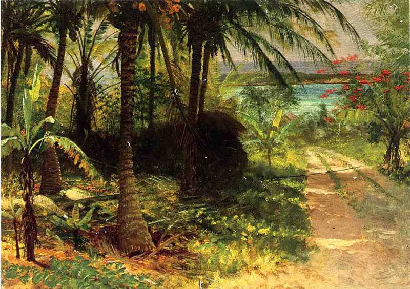 Tropical Landscape. Albert REDIRECT: Bierstadt