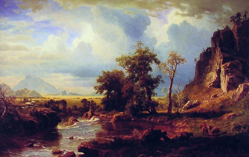 North Fork of the Platte Nebraska. Albert REDIRECT: Bierstadt