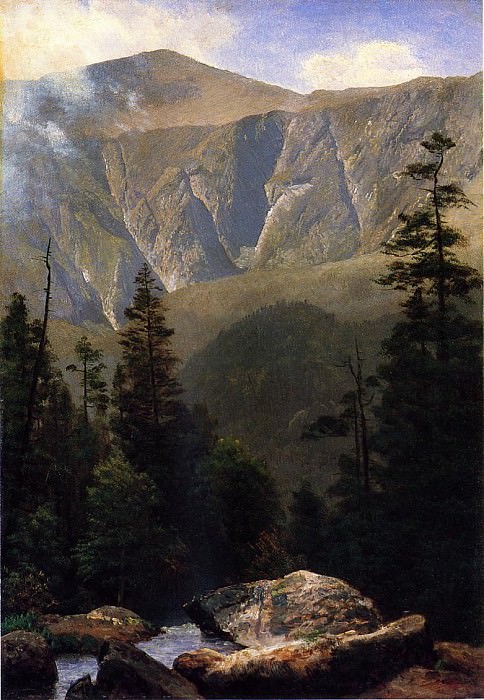 Mountainous Landscape. Albert REDIRECT: Bierstadt
