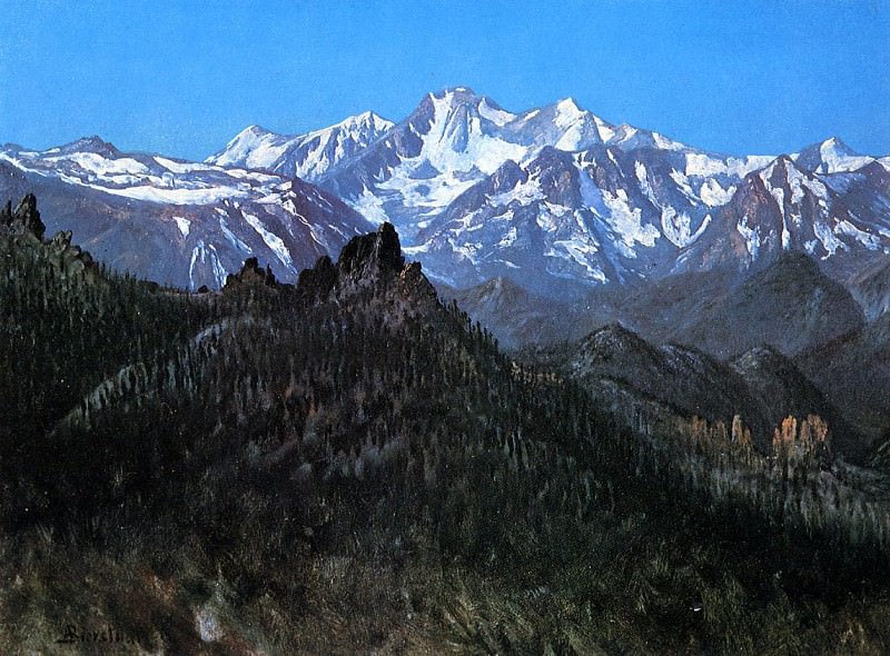 Sierra Nevada aka From the Head of the Carson River. Albert REDIRECT: Bierstadt