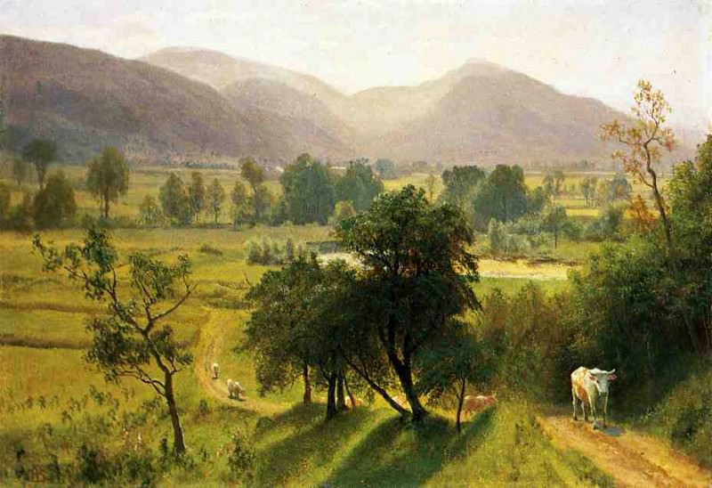 Conway Valley New Hampshire. Albert REDIRECT: Bierstadt