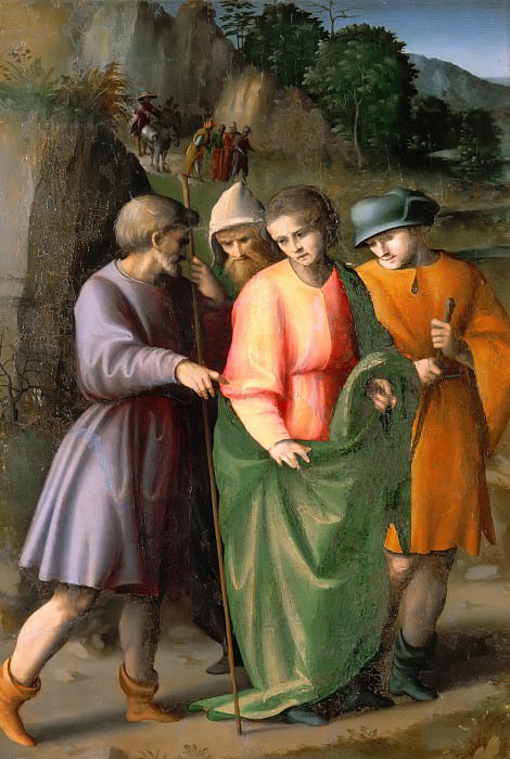 Scenes from the Story of Joseph - Joseph Sold by His Brethren. Bacchiacca (Francesco Ubertini)