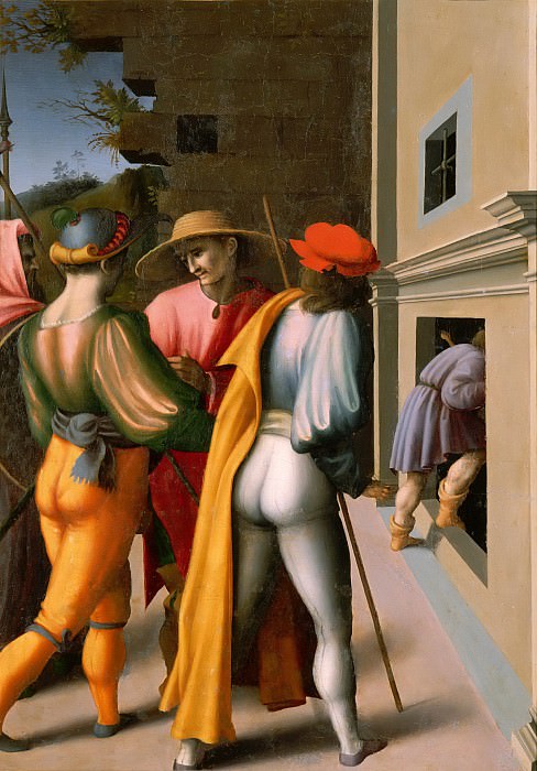 Scenes from the Story of Joseph - The Arrest of His Brethren. Bacchiacca (Francesco Ubertini)
