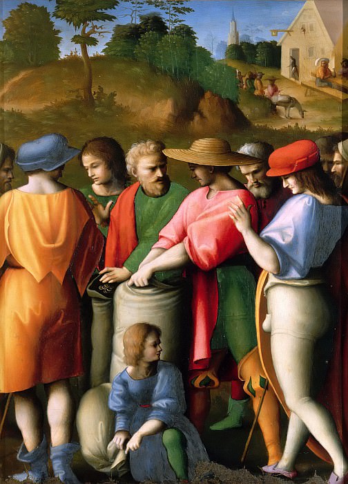Scenes from the Story of Joseph - The Search for the Cup. Bacchiacca (Francesco Ubertini)