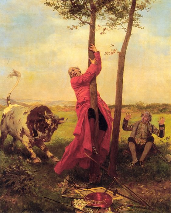 На дерево!. Франсуа Брюнери