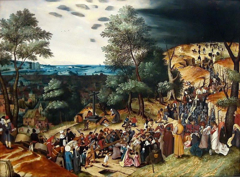 Road to Calvary. Pieter Brueghel the Younger