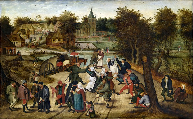 Back pilgrimage. Pieter Brueghel the Younger