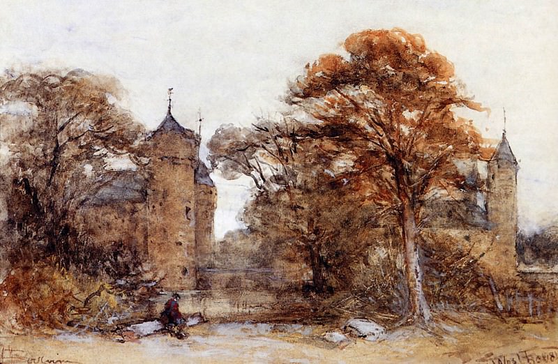 Castle Westhoven In Domburg. Johannes Bosboom