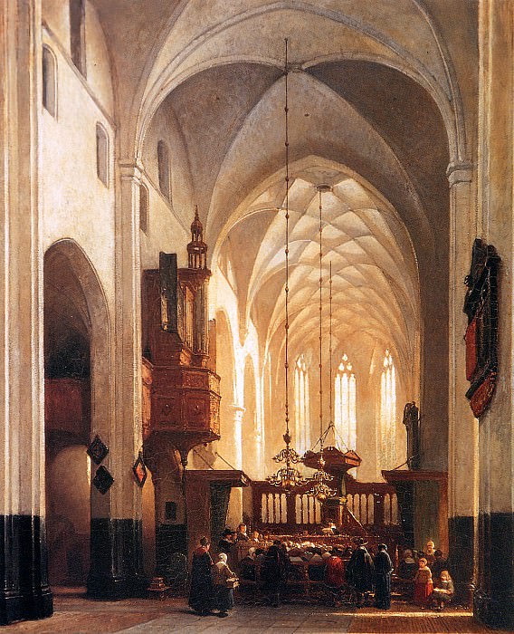 Grote Kerk In Hattem. Johannes Bosboom