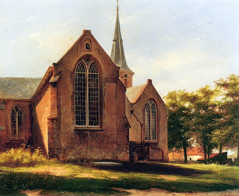 Oude Kerk In Voorburg. Johannes Bosboom