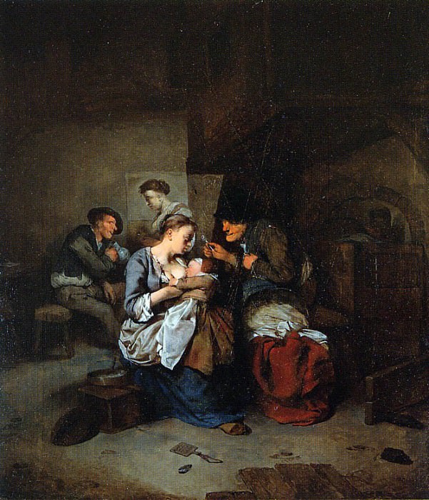The young mother. Cornelis Bega
