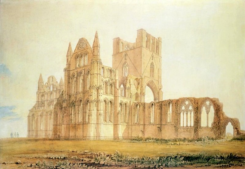 View of Whitby Abbey. John Buckler