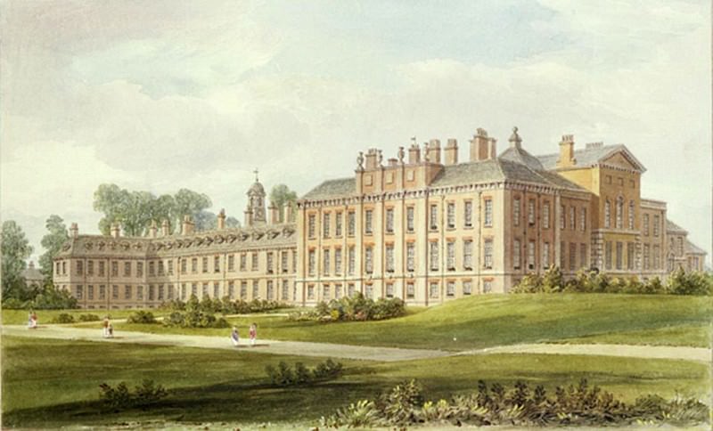 South East View of Kensington Palace. John Buckler