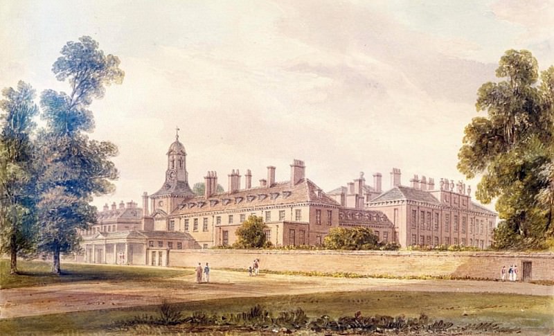 The South-West view of Kensington Palace. John Buckler