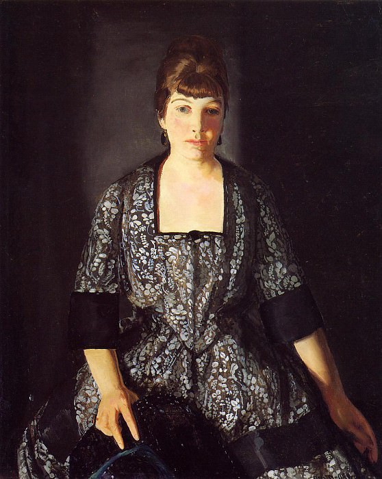 Emma in the Black Print. George Wesley Bellows