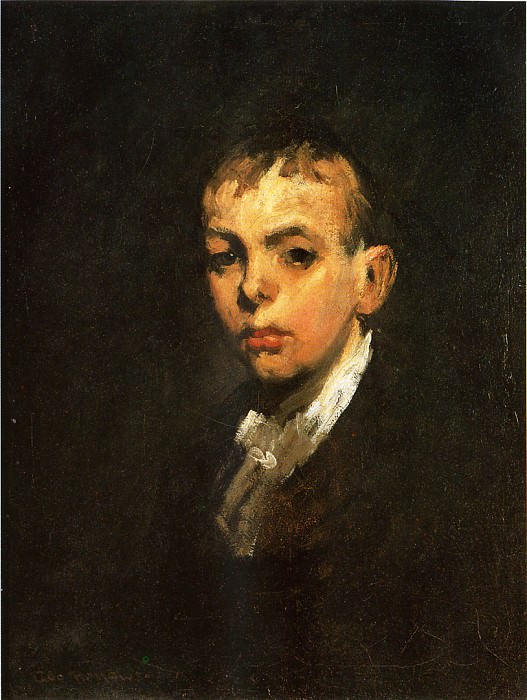 Head of a Boy aka Gray Boy. George Wesley Bellows