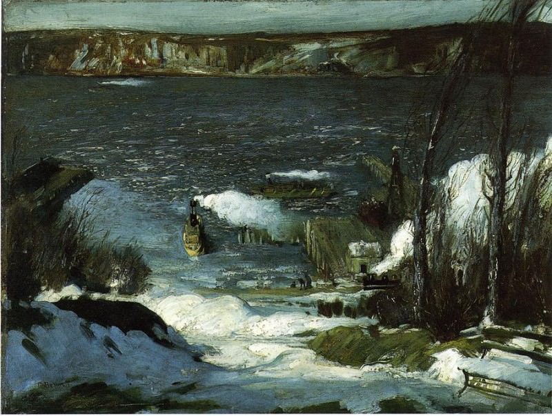 North River. George Wesley Bellows
