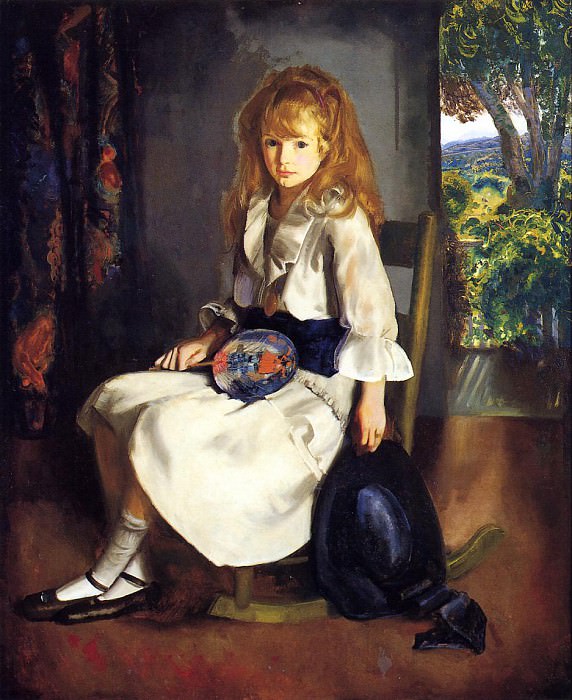 Anne in White. George Wesley Bellows