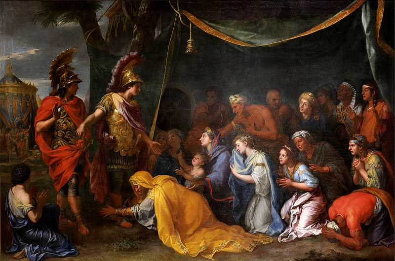 The Queens of Persia at the feet of Alexander, also called The Tent of Darius. Charles Le Brun