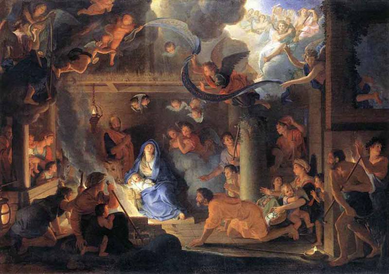 Charles Adoration Of The Shepherds. Charles Le Brun