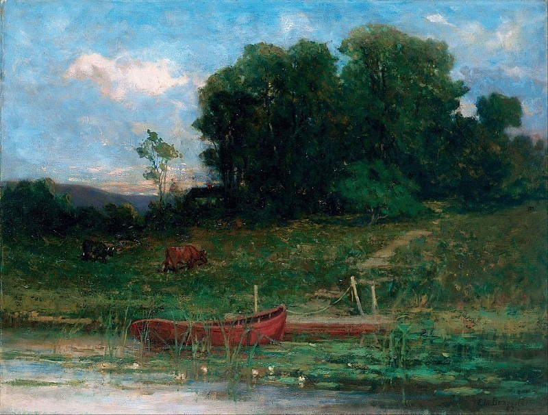 The Farm Landing. Edward Mitchell Bannister