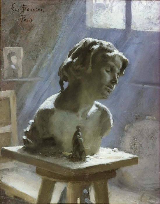 Interior of a Studio in Paris, Eva Bonnier
