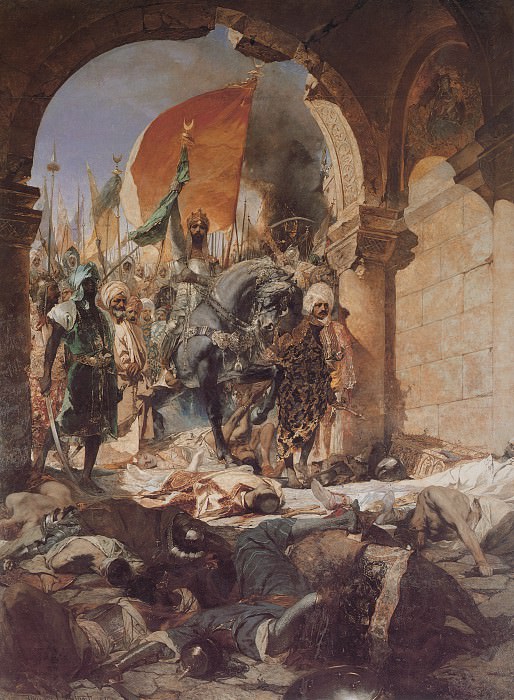 The Entry of Mahomet II into Constantinople. Jean-Joseph Benjamin-Constant
