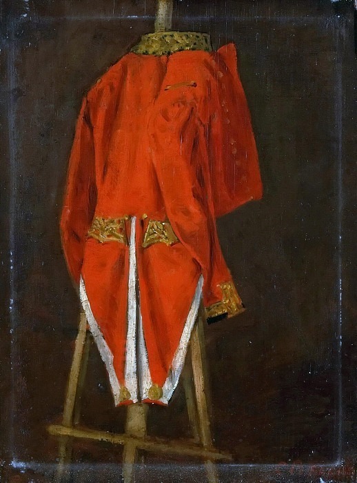 Study of a Coat Belonging to John, 11th Earl of Westmorland. Joseph Edgar Boehm