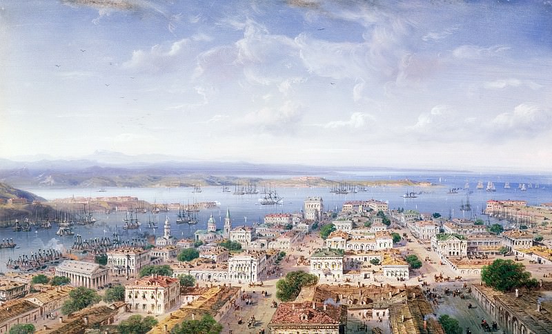 Вид Севастополя. Карло Боссоли