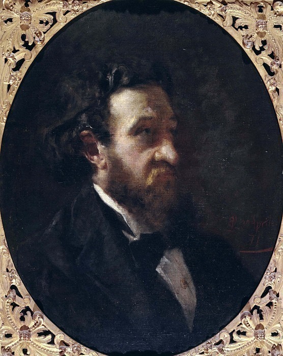 Portrait of Cesare Pisoni. Mose Bianchi