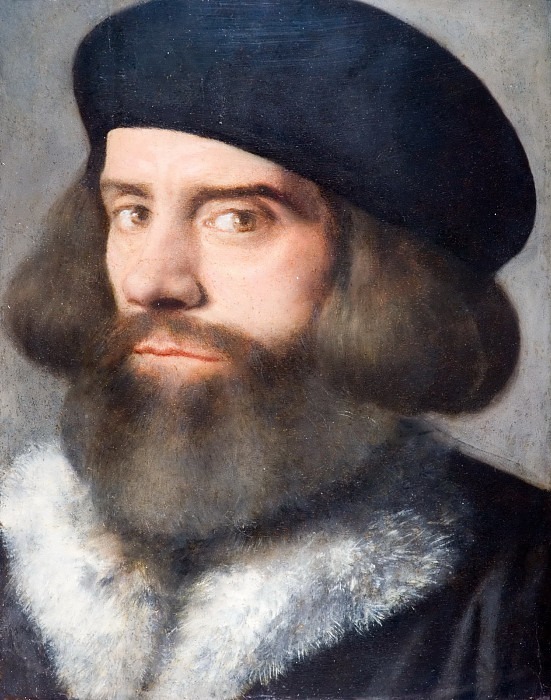 Head Of A Bearded Man. Giovanni Buonconsiglio