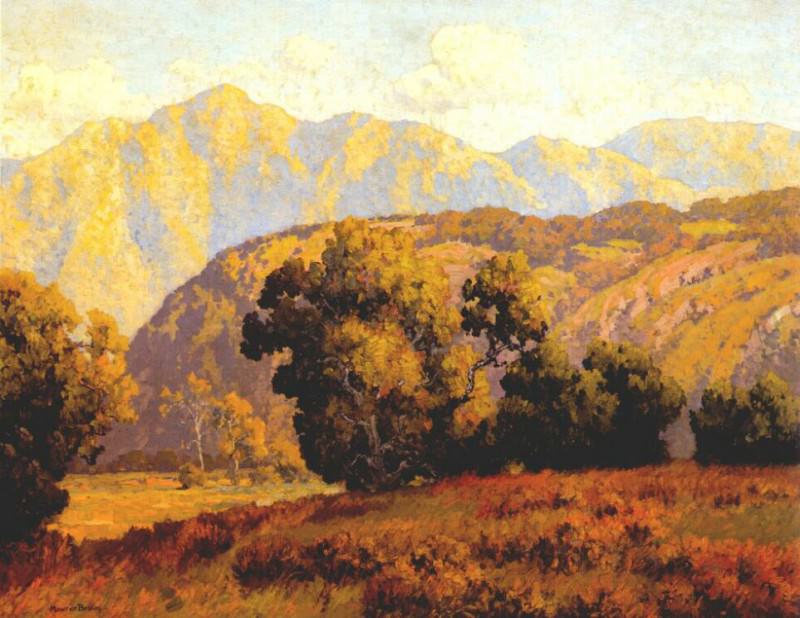 el cajon mountain c1917. Maurice Braun