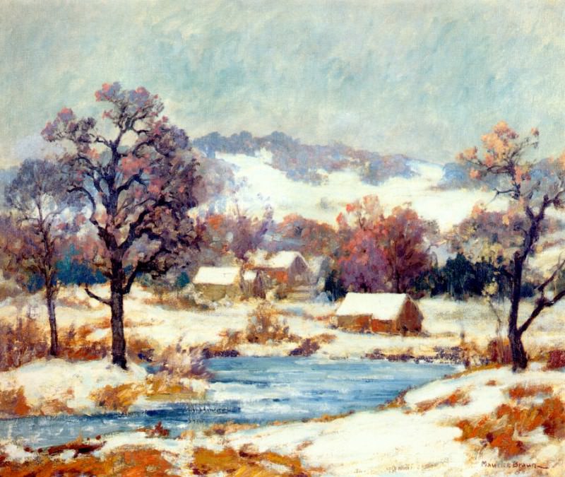 Первый снег, ок. 1922-23. Морис Браун