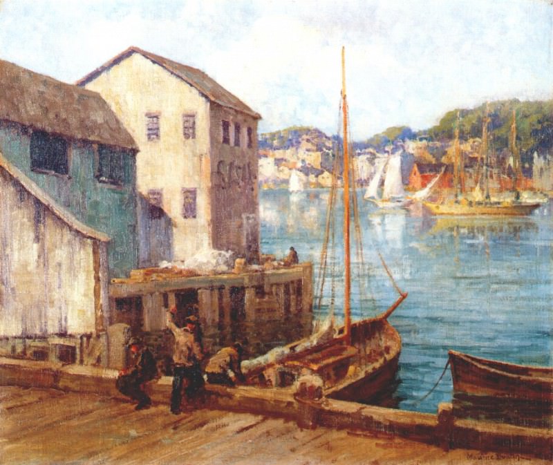 the dock, san diego c1925-30. Maurice Braun
