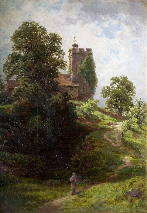 Wigmore Church, near Ludlow. Samuel Henry Baker