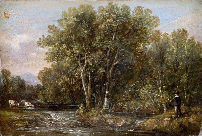 Лесной пейзаж. Уильям Бат
