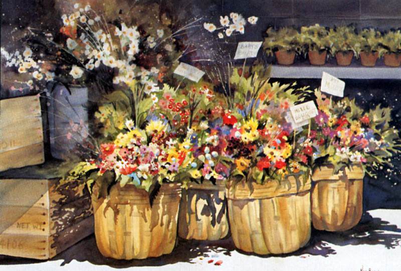 The Flower Market. Kay Barnes