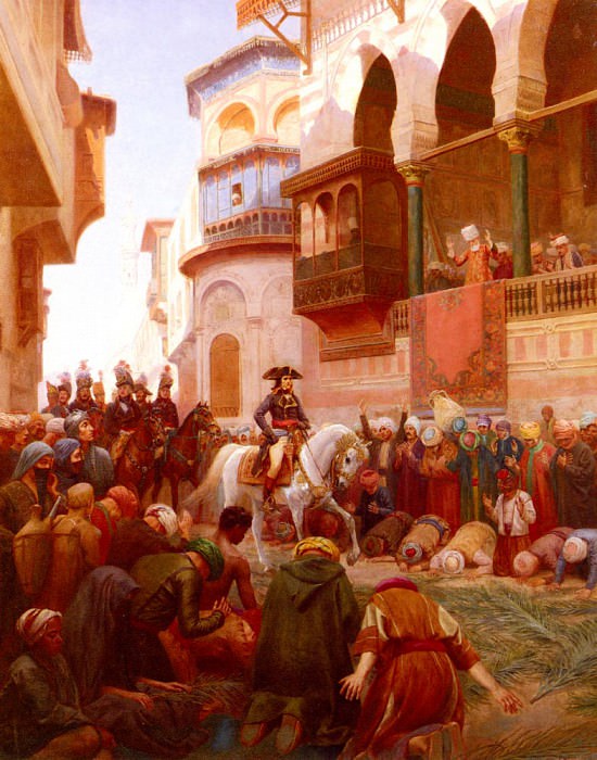 Вход Наполеона в Каир. Гюстав Бурген
