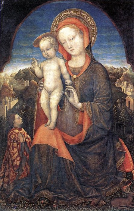 Madonna with child adored. Jacopo Bellini