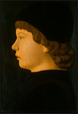 ATTR. PROFILE PORTRAIT OF A BOY, PROBABLY C. 1470. Jacopo Bellini