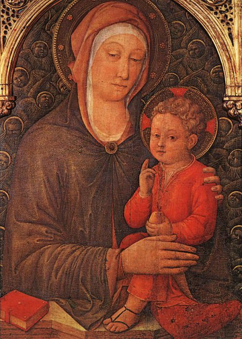 Madonna and child blessing. Jacopo Bellini