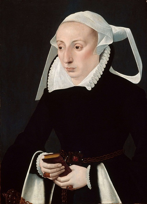 Portrait of a Woman with a Prayer Book. Bartholomaus Bruyn the Younger