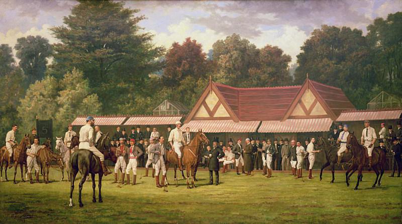 Polo at Hurlingham. Henry Jamyn Brooks