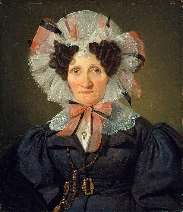 Portrait of an elderly woman. Wilhelm Bendz