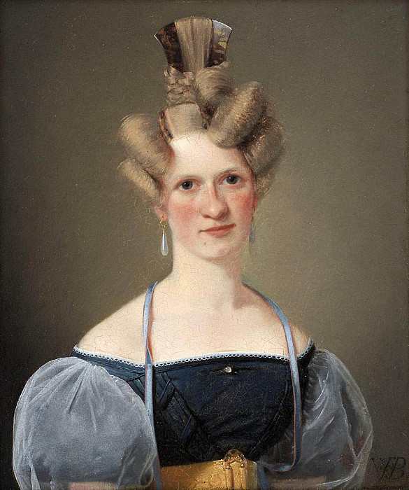 Marie Raffenberg, the Artist’s Betrothed. Wilhelm Bendz