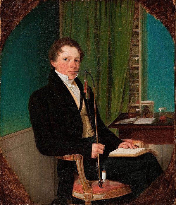 Portrait of the anatomist Henrik Carl Bang Bendz. The artist’s brother. Wilhelm Bendz