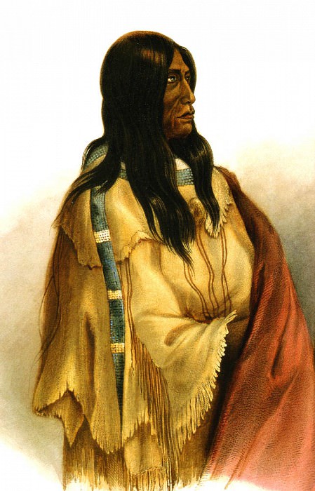Kb 0025 Woman of The Snake-Tribe KarlBodmer, 1832-33 sqs. Карл Бодмер