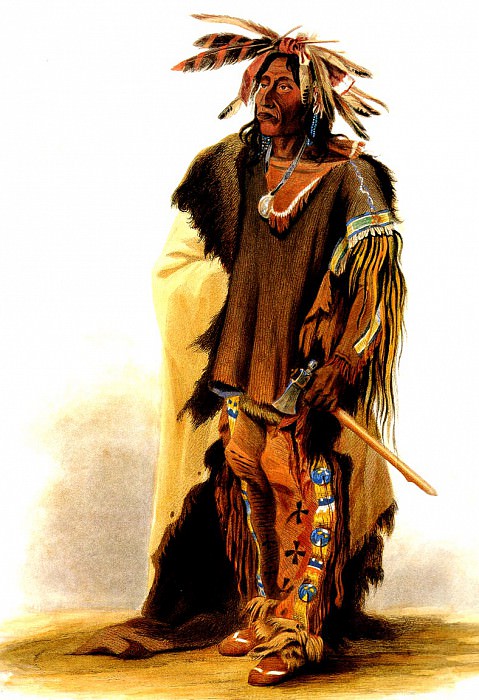 Wahk-Ta-Ge-Li Sioux Warrior KarlBodmer, Karl Bodmer